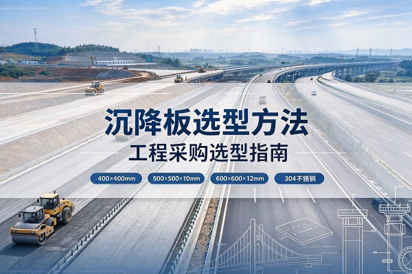 太仓沉降板选择方法