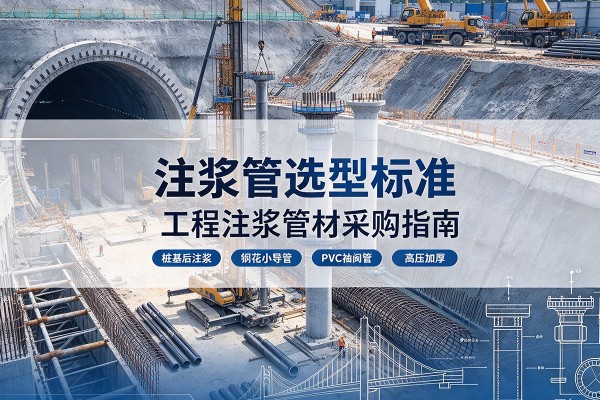 太仓注浆管选型标准