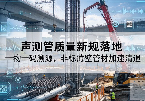 太仓声测管质量新规落地，一物一码溯源，非标薄壁管材加速清退